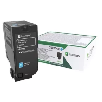 Lexmark 75B20C0 - toner, cyan (azurový) Lexmark 75B20C0 - toner, cyan (azurový)