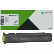 Lexmark 73B20C0 - toner, cyan (azurový)