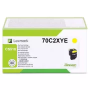 Lexmark 70C2XYE - toner, yellow (žlutý)