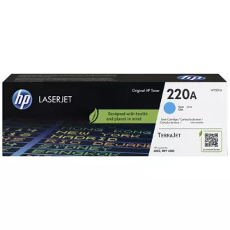 HP 220A (W2201A) - toner, cyan (azurový)