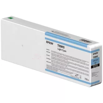 Epson C13T55K500 - cartridge, light cyan (světle azurová) Epson C13T55K500 - cartridge, light cyan (světle azurová)