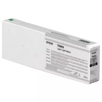 Epson C13T55K900 - cartridge, light light black (světle světle černá) Epson C13T55K900 - cartridge, light light black (světle světle černá)