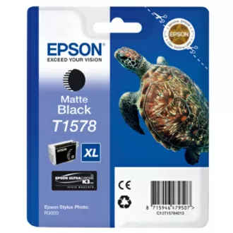 Epson T1578 (C13T15784N10) - cartridge, matt black (matně černá) Epson T1578 (C13T15784N10) - cartridge, matt black (matně černá)