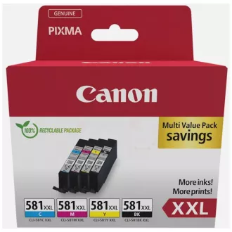 Canon CLI-581-XXL (1998C006) - cartridge, black + color (černá + barevná) Canon CLI-581-XXL (1998C006) - cartridge, black + color (černá + barevná)