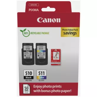 Canon PG-510 (2970B017) - cartridge, black + color (černá + barevná) Canon PG-510 (2970B017) - cartridge, black + color (černá + barevná)