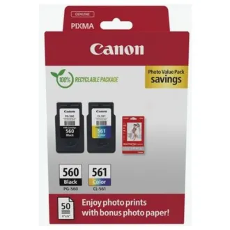 Canon PG-560 (3713C008) - cartridge, black + color (černá + barevná) Canon PG-560 (3713C008) - cartridge, black + color (černá + barevná)