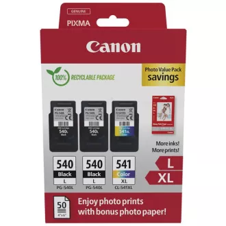Canon PG-540-Lx2/CL541XL (5224B015) - cartridge, black + color (černá + barevná) Canon PG-540-Lx2/CL541XL (5224B015) - cartridge, black + color (černá + barevná)