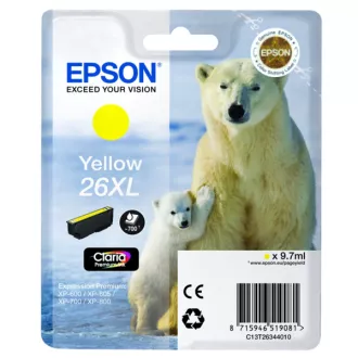 Epson T2634 (C13T26344022) - cartridge, yellow (žlutá) Epson T2634 (C13T26344022) - cartridge, yellow (žlutá)