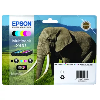 Epson T2438 (C13T24384011) - cartridge, black + color (černá + barevná) Epson T2438 (C13T24384011) - cartridge, black + color (černá + barevná)