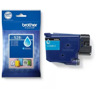 Brother LC-528 (LC528C) - cartridge, cyan (azurová) Brother LC-528 (LC528C) - cartridge, cyan (azurová)