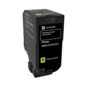 Lexmark 74C2HYE - toner, yellow (žlutý)