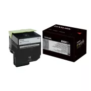 Lexmark 80C0X10 - toner, black (černý)