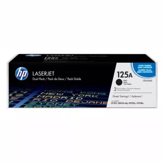 HP 125A (CB540AD) - toner, black (černý) 2ks HP 125A (CB540AD) - toner, black (černý) 2ks