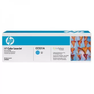 HP 304A (CC531A) - toner, cyan (azurový) HP 304A (CC531A) - toner, cyan (azurový)