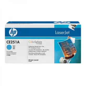 HP 504A (CE251A) - toner, cyan (azurový) HP 504A (CE251A) - toner, cyan (azurový)