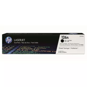 HP 126A (CE310AD) - toner, black (černý) 2ks HP 126A (CE310AD) - toner, black (černý) 2ks