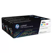 HP 305A (CF370AM) - toner, color (barevný) 3ks
