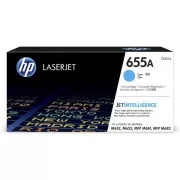 HP 655A (CF451A) - toner, cyan (azurový)