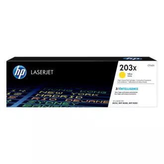 HP 203X (CF542X) - toner, yellow (žlutý) HP 203X (CF542X) - toner, yellow (žlutý)