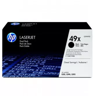 HP 49X (Q5949XD) - toner, black (černý) 2ks HP 49X (Q5949XD) - toner, black (černý) 2ks