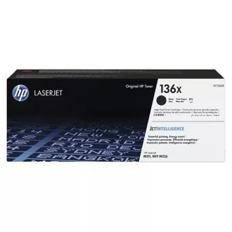 HP 136X (W1360X) - toner, black (černý) HP 136X (W1360X) - toner, black (černý)