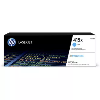 HP 415X (W2031X) - toner, cyan (azurový) HP 415X (W2031X) - toner, cyan (azurový)