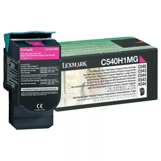 Lexmark C540H1MG - toner, magenta (purpurový) Lexmark C540H1MG - toner, magenta (purpurový)