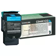 Lexmark C544X1CG - toner, cyan (azurový)
