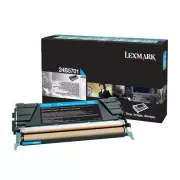 Lexmark 24B5701 - toner, cyan (azurový)