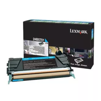 Lexmark 24B5701 - toner, cyan (azurový)