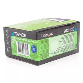 Lexmark 70C2HCE - toner, cyan (azurový) Lexmark 70C2HCE - toner, cyan (azurový)
