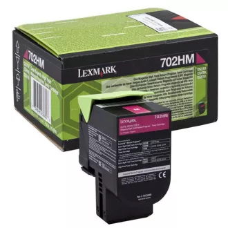 Lexmark 702H (70C2HM0) - toner, magenta (purpurový)