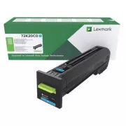 Lexmark 72K20C0 - toner, cyan (azurový)