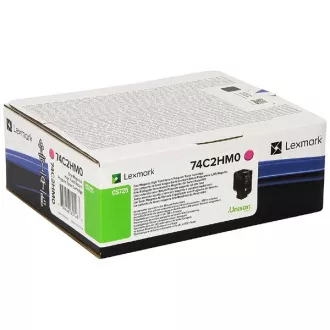 Lexmark 74C2HM0 - toner, magenta (purpurový) Lexmark 74C2HM0 - toner, magenta (purpurový)