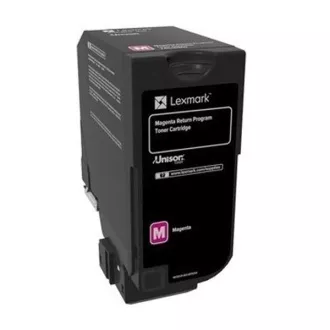 Lexmark 74C2SM0 - toner, magenta (purpurový) Lexmark 74C2SM0 - toner, magenta (purpurový)