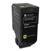 Lexmark 74C2SY0 - toner, yellow (žlutý)