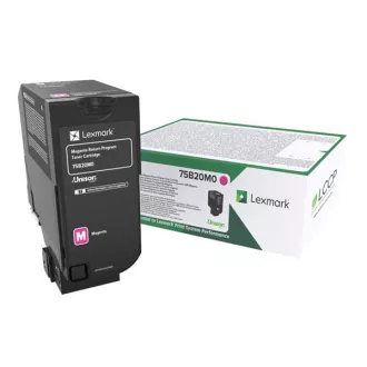 Lexmark 75B20M0 - toner, magenta (purpurový) Lexmark 75B20M0 - toner, magenta (purpurový)