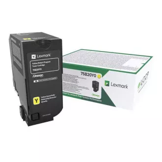 Lexmark 75B20Y0 - toner, yellow (žlutý) Lexmark 75B20Y0 - toner, yellow (žlutý)