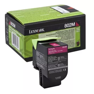 Lexmark 80C20M0 - toner, magenta (purpurový) Lexmark 80C20M0 - toner, magenta (purpurový)