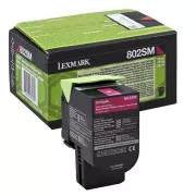 Lexmark 80C2SME - toner, magenta (purpurový)