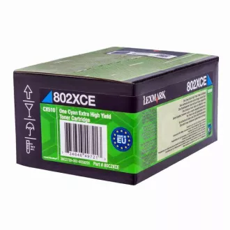 Lexmark 80C2XCE - toner, cyan (azurový) Lexmark 80C2XCE - toner, cyan (azurový)