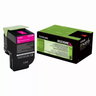 Lexmark 80C2XME - toner, magenta (purpurový) Lexmark 80C2XME - toner, magenta (purpurový)