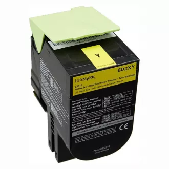 Lexmark 80C2XY0 - toner, yellow (žlutý) Lexmark 80C2XY0 - toner, yellow (žlutý)