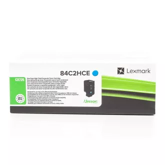 Lexmark 84C2HCE - toner, cyan (azurový) Lexmark 84C2HCE - toner, cyan (azurový)