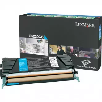 Lexmark C5220CS - toner, cyan (azurový) Lexmark C5220CS - toner, cyan (azurový)