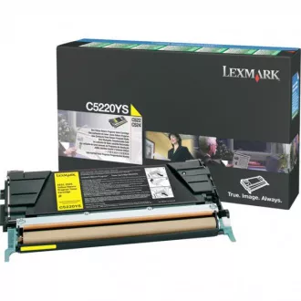 Lexmark C5220YS - toner, yellow (žlutý) Lexmark C5220YS - toner, yellow (žlutý)