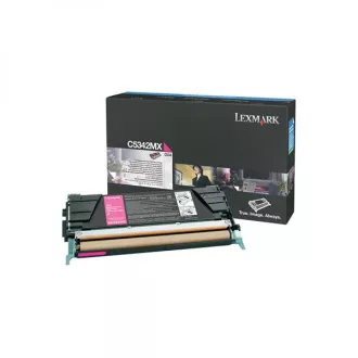 Lexmark C5342MX - toner, magenta (purpurový) Lexmark C5342MX - toner, magenta (purpurový)
