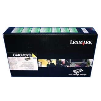 Lexmark C748H3YG - toner, yellow (žlutý) Lexmark C748H3YG - toner, yellow (žlutý)