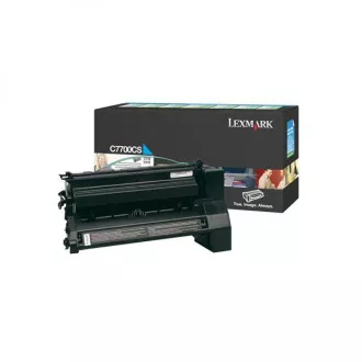 Lexmark C7700CS - toner, cyan (azurový) Lexmark C7700CS - toner, cyan (azurový)