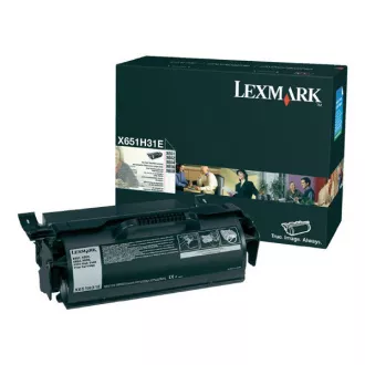 Lexmark X651H31E - toner, black (černý) Lexmark X651H31E - toner, black (černý)